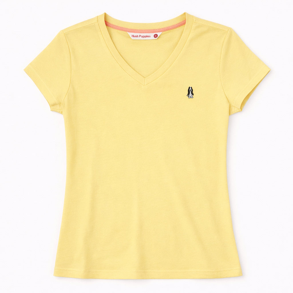 Ladies' V-Neck Tee | 100% Cotton | HLT409440