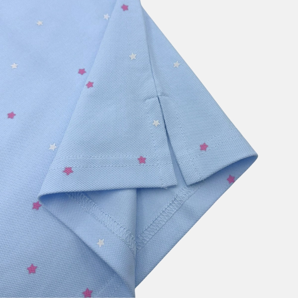 Ladies' Full Print Polo Stars | 100% Pique Cotton | HLP559726