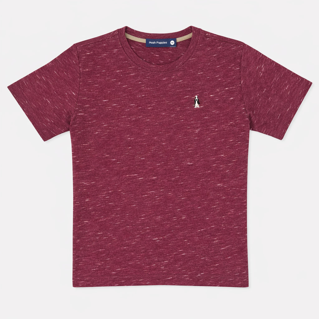 Men's Round-Neck Tee Melange | Cotton | HMT409418