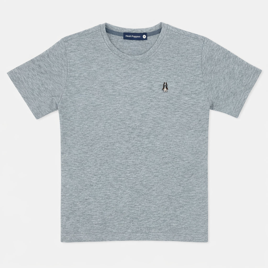 Men's Round-Neck Tee Melange | Cotton | HMT409418