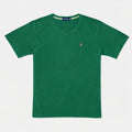 Men's V-Neck Basic Tee with Embroidery | 100% Cotton | Modern Fit | HMT409417