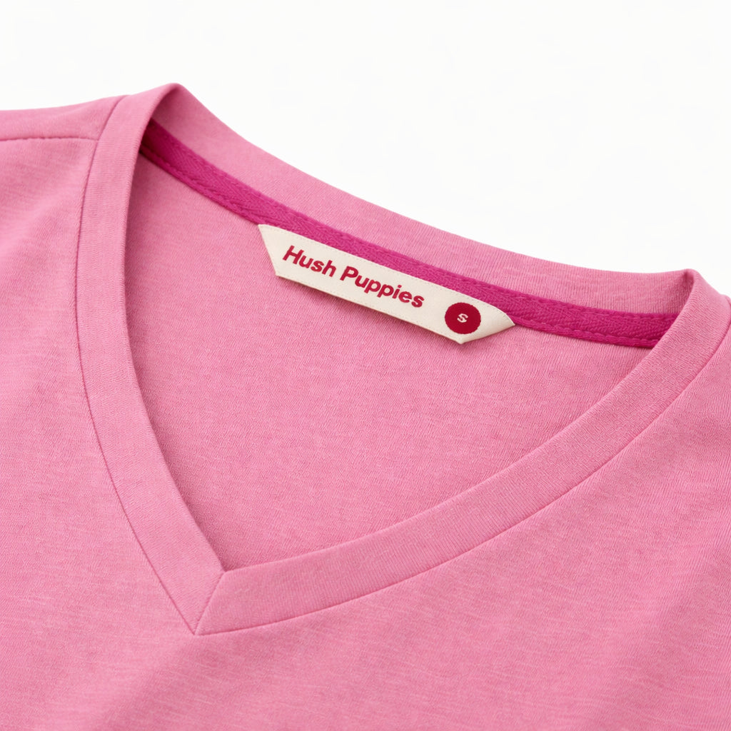 Ladies' V-Neck Tee | 100% Cotton | HLT409440