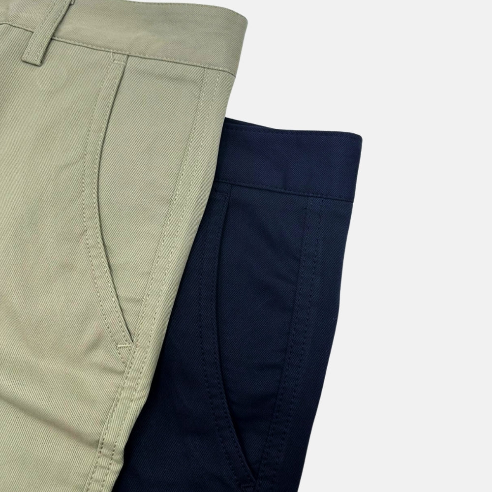 Men's Woven Jacquard Bermuda | 100% Cotton Twill | HMM479619
