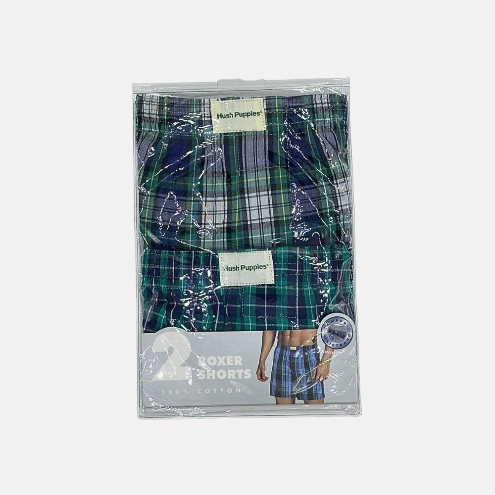 Men's 2pc Boxer Shorts | 100% Cotton | HMX619814