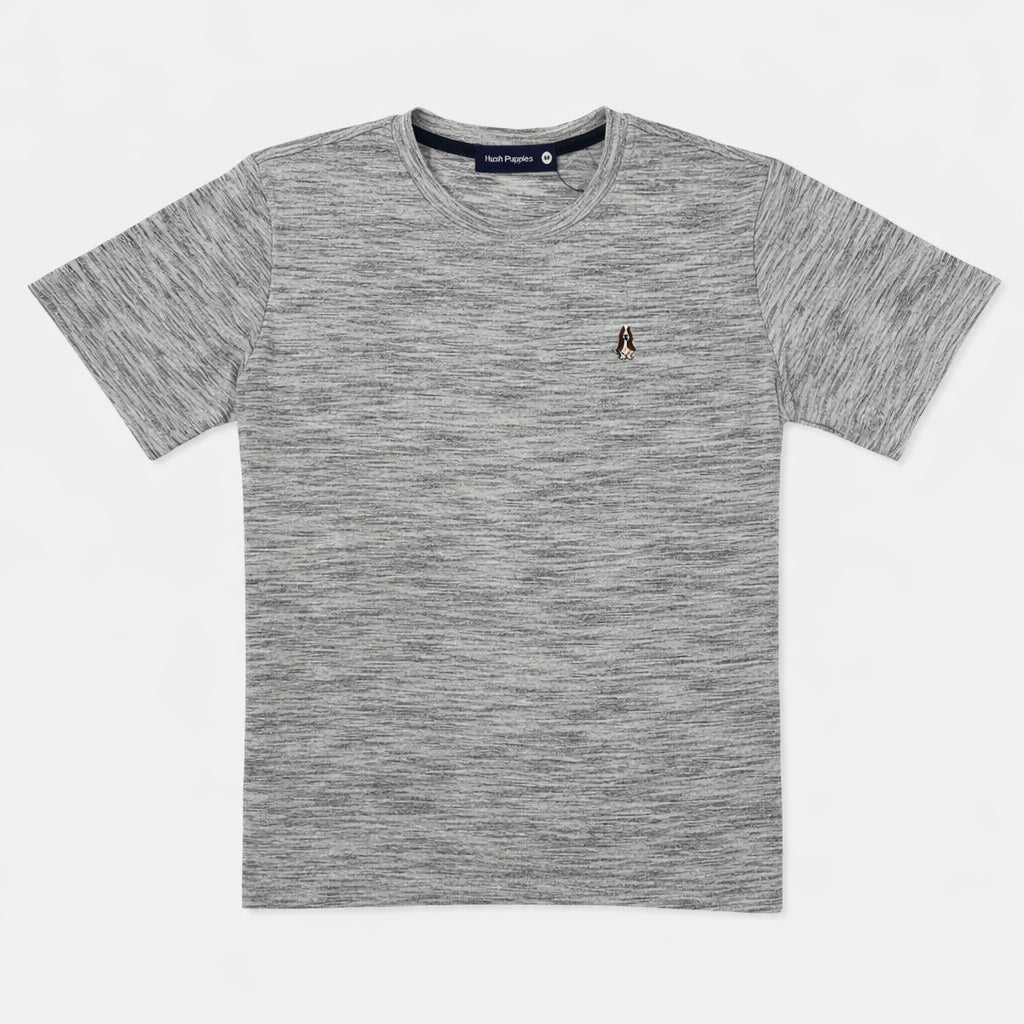 Men's Round-Neck Tee Melange | Cotton | HMT409418