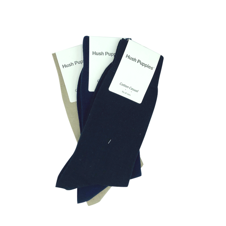 3pcs Men's Full Length Socks | Plain Rib | 13133215146AS1