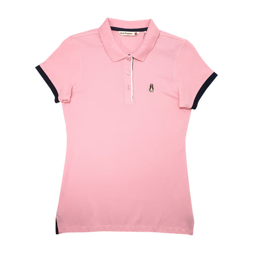 Ladies' Pique Polo with Logo Embroidery | HLP038934MEL/PNK