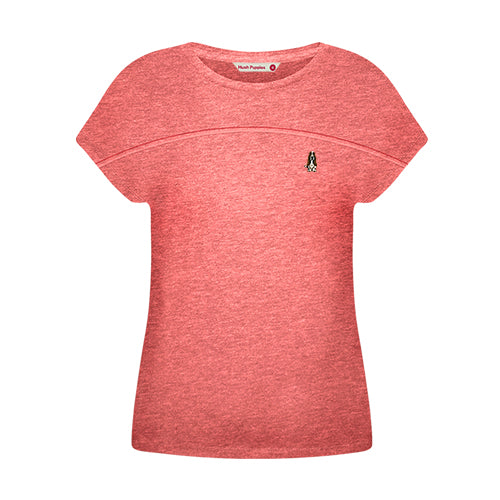 Ladies’ Tee with Embroidery | Cotton Mixed | Cut & Sew | HLT268314AS1