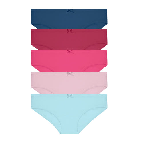 5pcs Ladies' Panties | Cotton Spandex | Basic D | Mini HLU008883AS1
