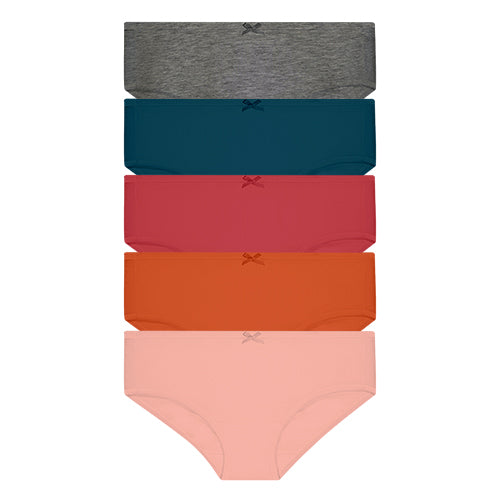 5pcs Ladies' Panties | Cotton Spandex | Midi HLU079888AS1