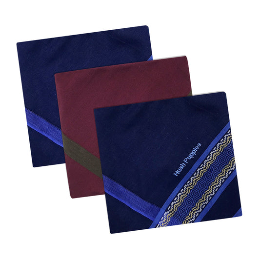 3pcs Men's Handkerchief Set | 100% Combed Cotton | HMN909669AS1