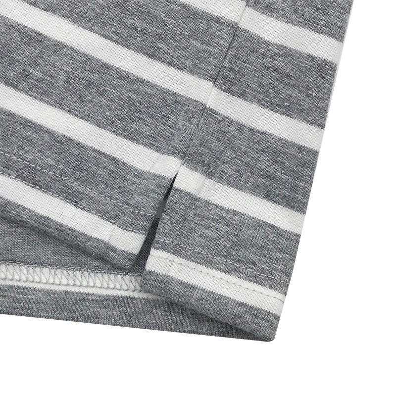 Men's Stripe Polo With Big Dog | 100% Cotton | HMP187859Multi