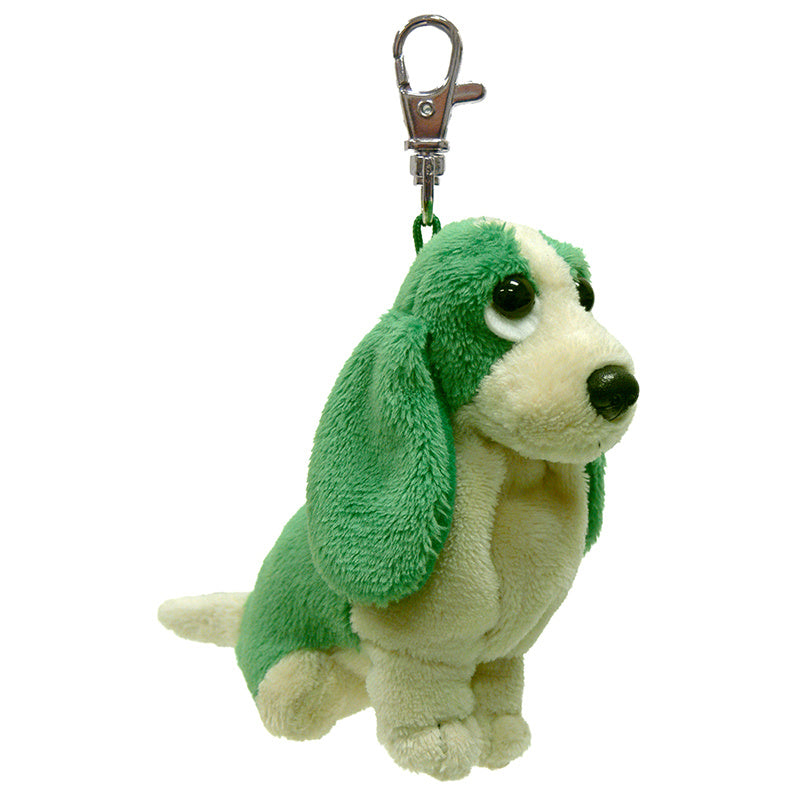 Hush Puppies 3.5 Inches Plush Basset Hound Clip On -17801 - ZZZ609597AS1 - GREEN